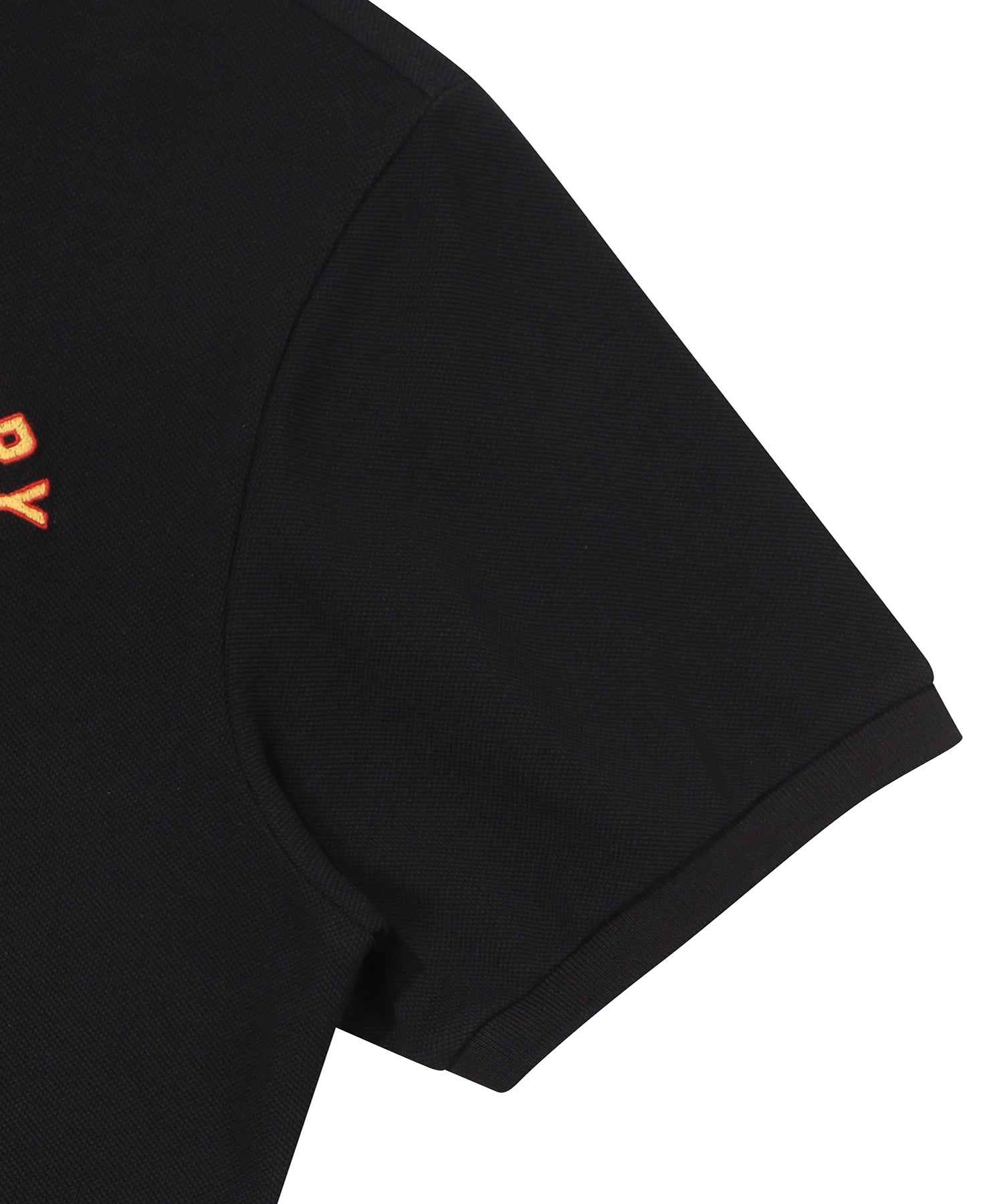 Rose Logo Polo Shirt - Black