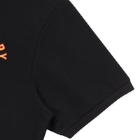 Rose Logo Polo Shirt - Black