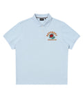 Rose Logo Polo Shirt - Grey/Blue