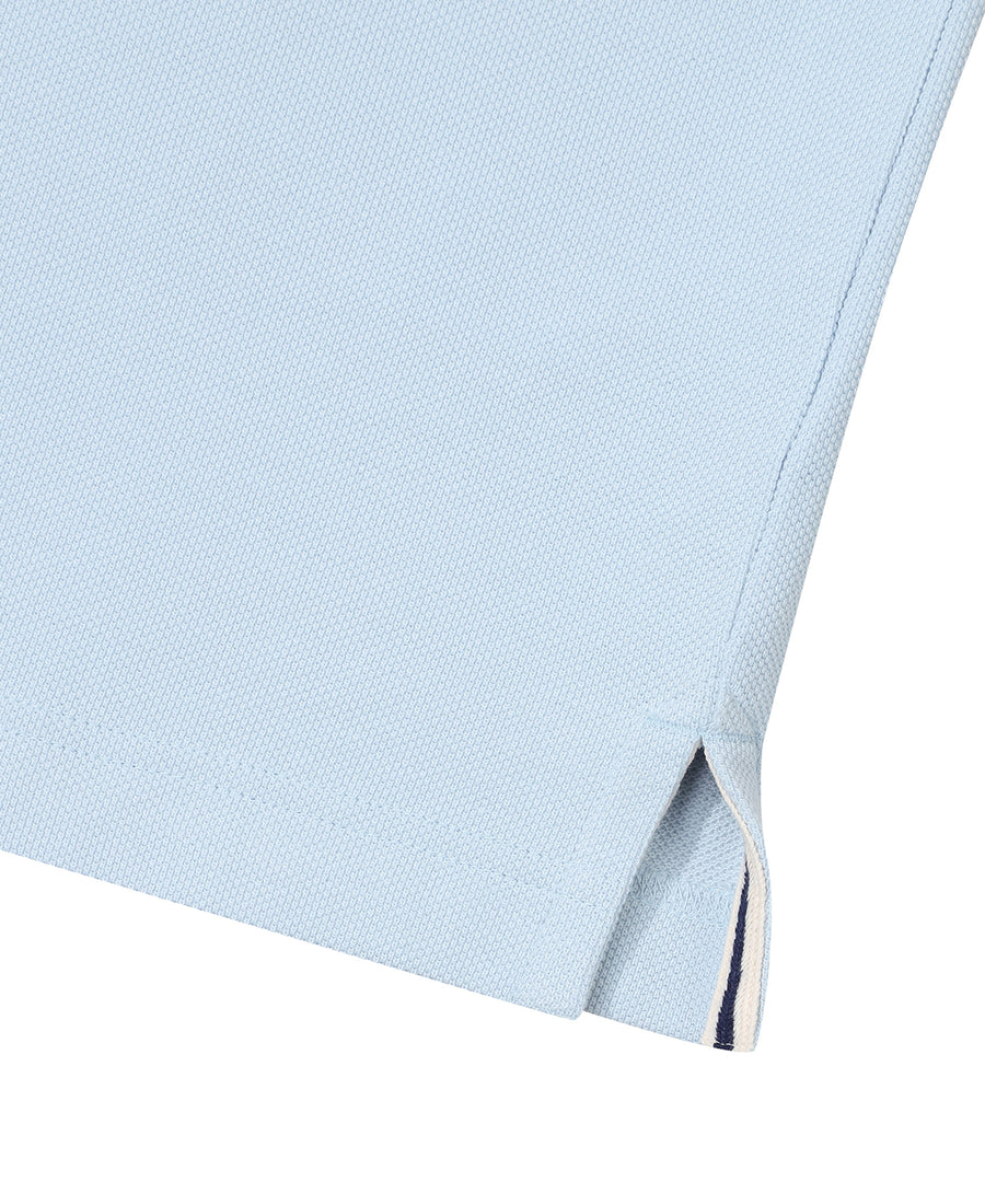 Rose Logo Polo Shirt - Grey/Blue