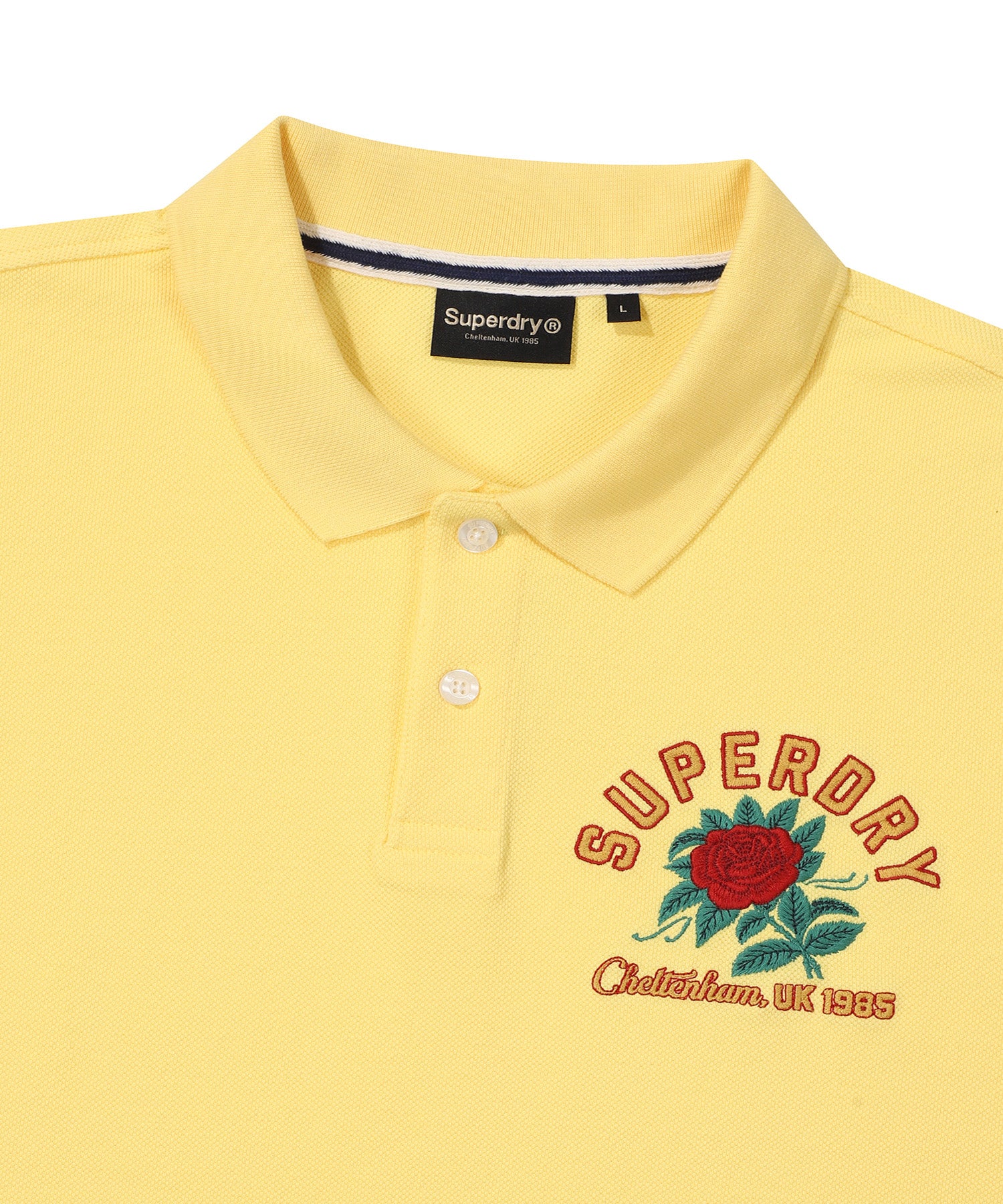 Rose Logo Polo Shirt - Yellow