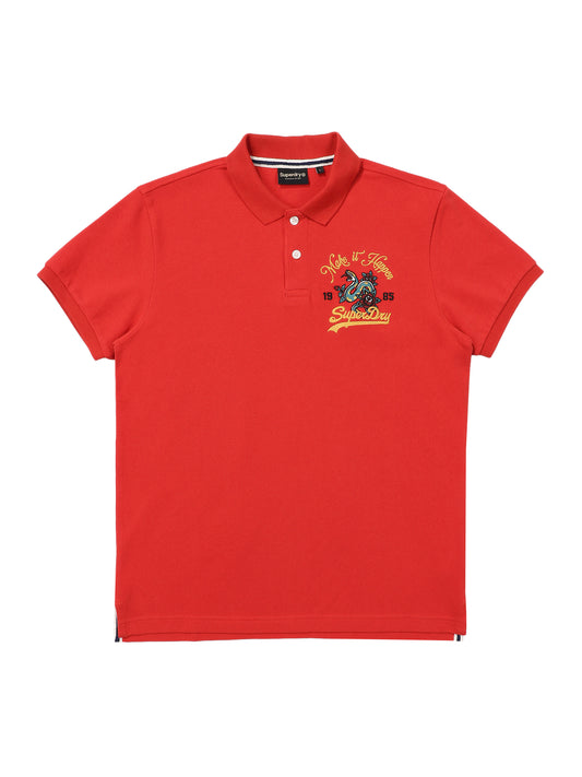 Snake Logo Polo Shirt