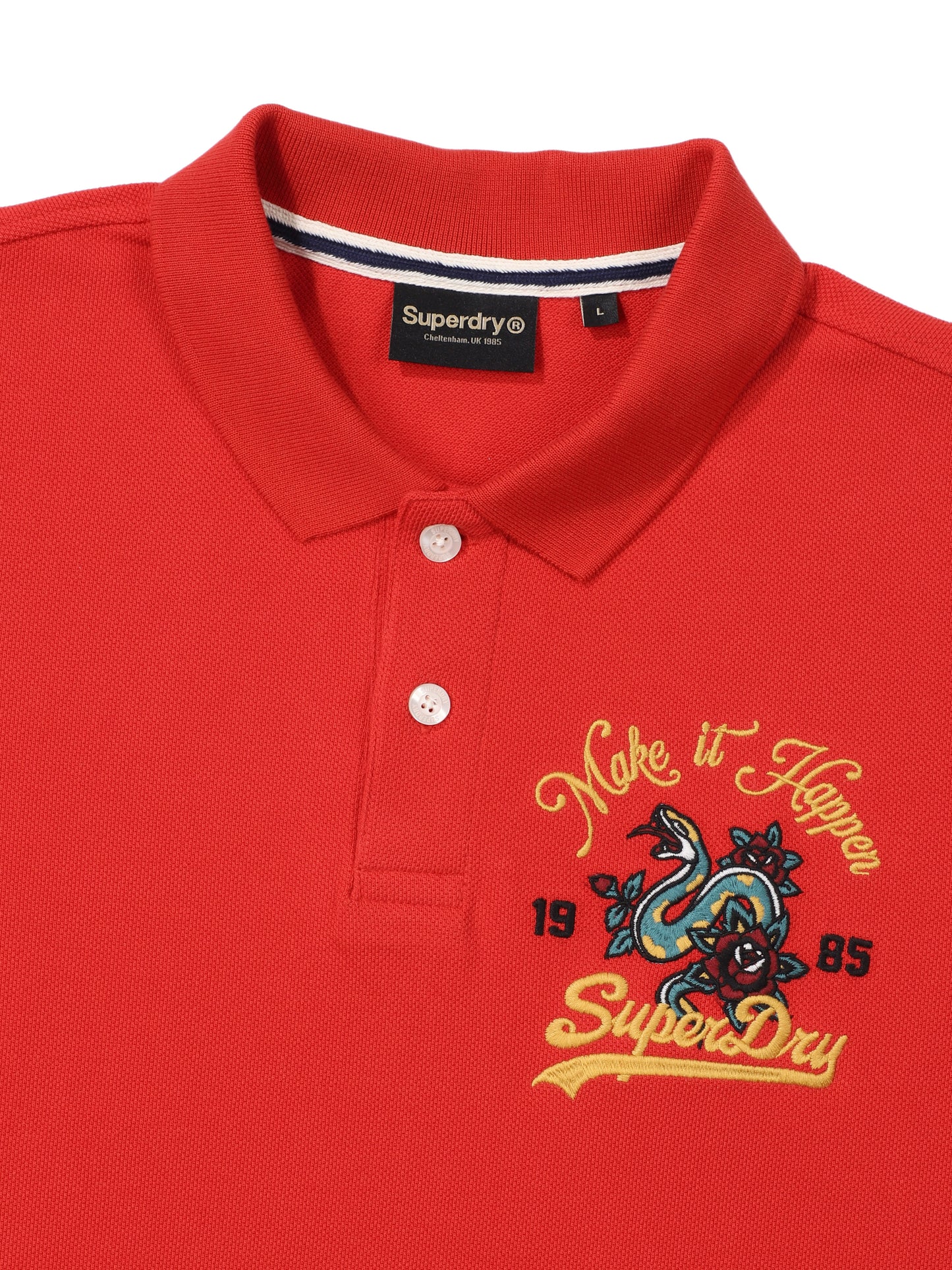Snake Logo Polo Shirt