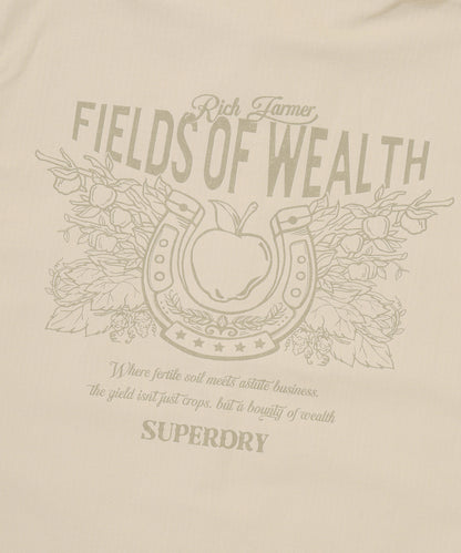 Rich Farmer Graphic Cotton Shirt - Beige