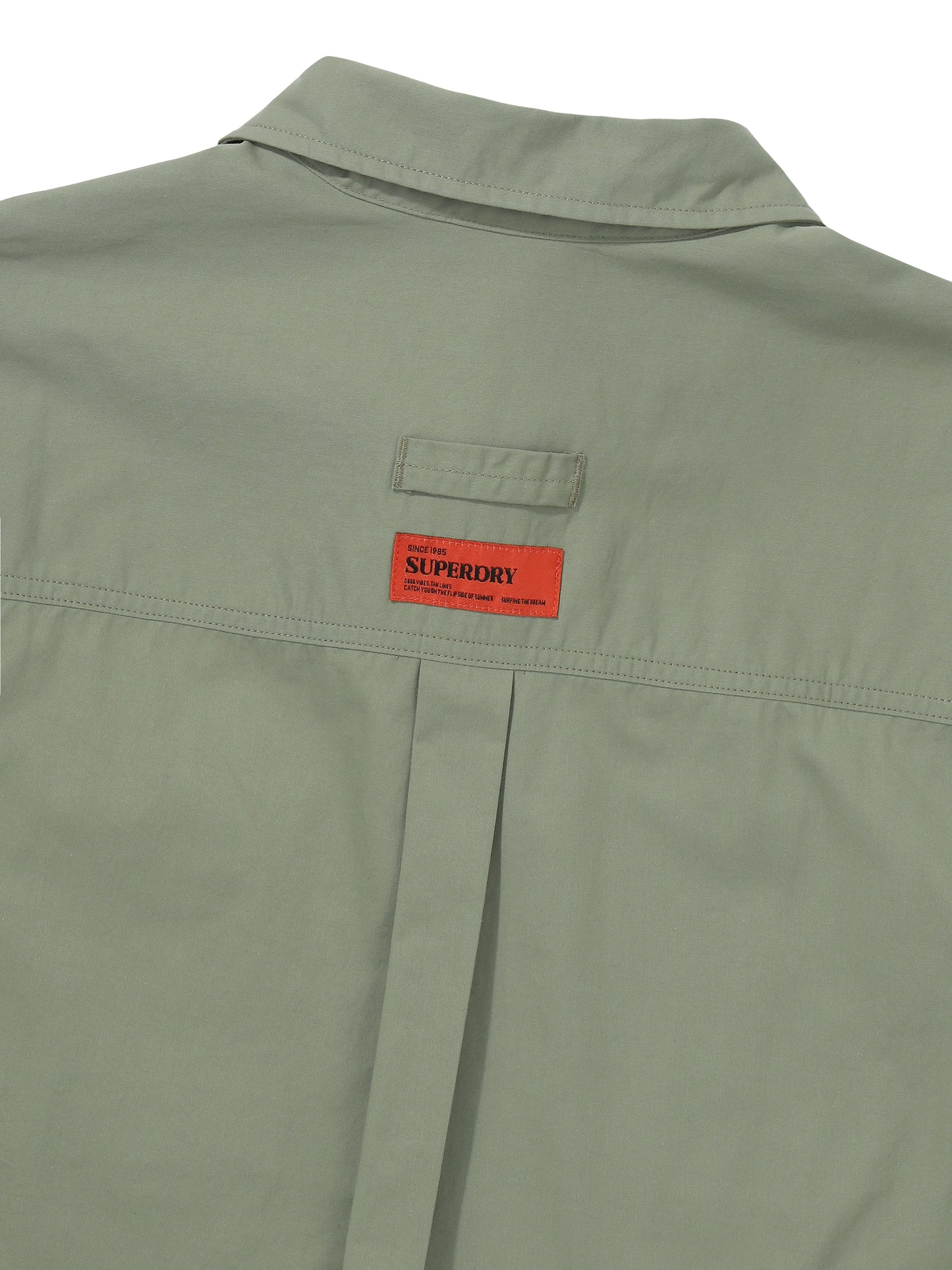 Contrast Stitch Work Pocket Shirt