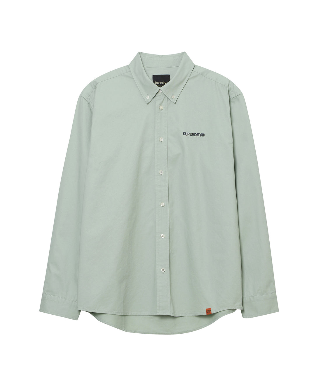 Logo Embroidered Cotton Shirt