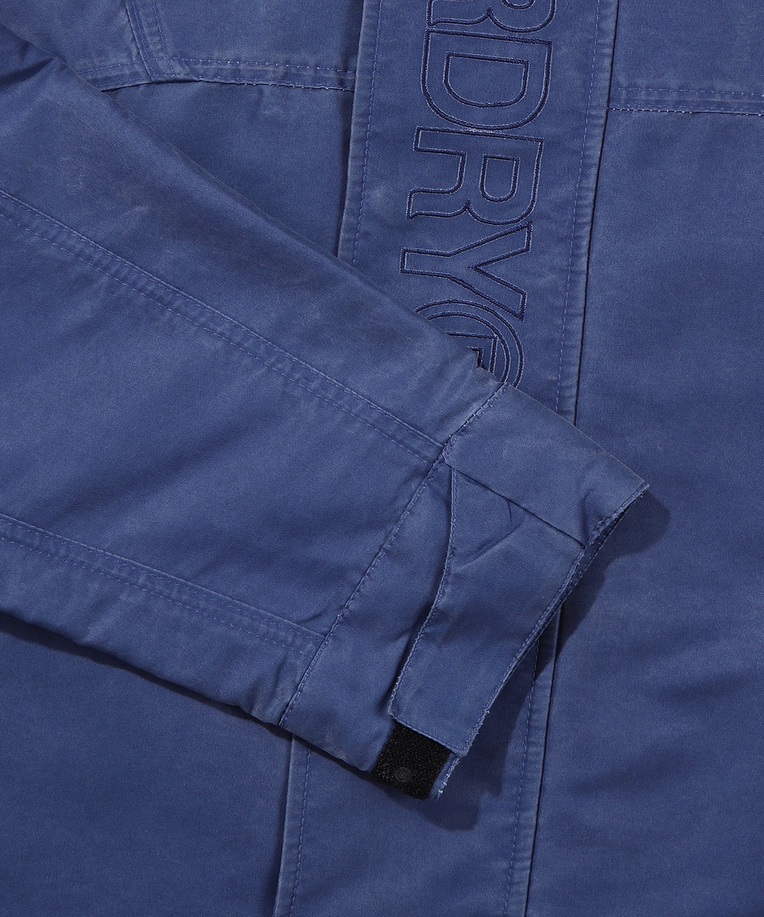 Hooded Signature Windbreaker Jacket - D/Blue