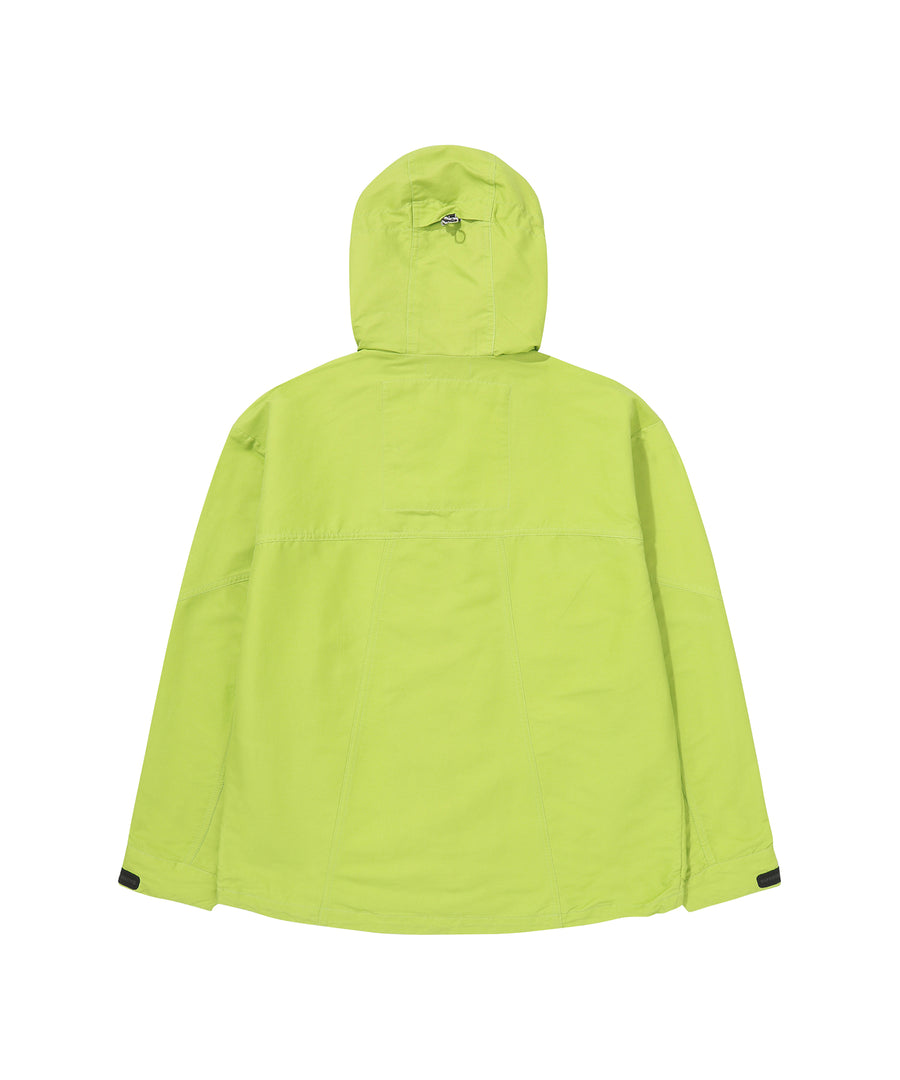 Hooded Signature Windbreaker Jacket - Lime