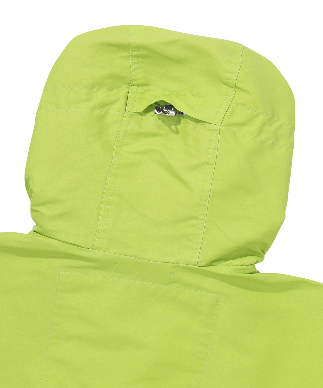 Hooded Signature Windbreaker Jacket - Lime