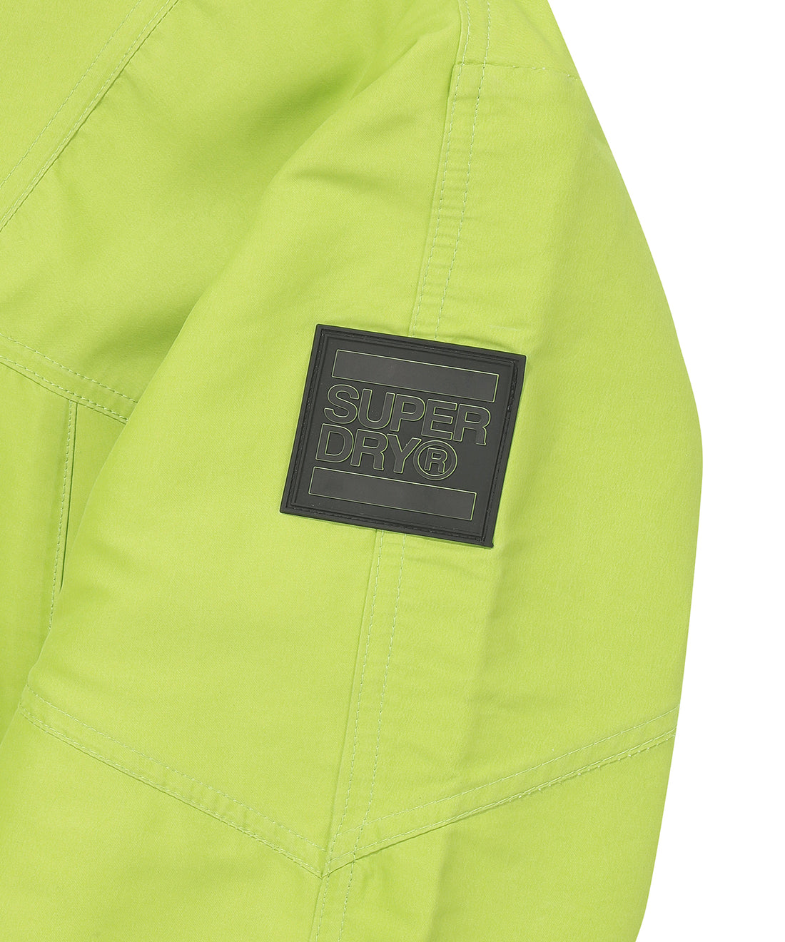 Hooded Signature Windbreaker Jacket - Lime