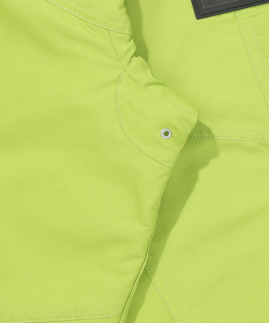 Hooded Signature Windbreaker Jacket - Lime