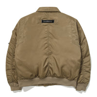 Nylon Flight Padding Jumper - Beige