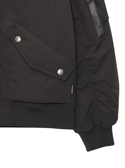 Logo Embroidery Padded Bomber