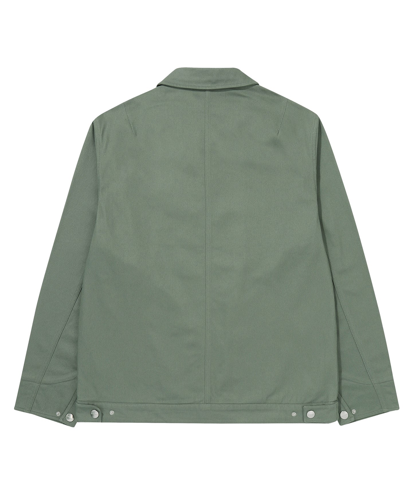 Zip Through Chore Jacket - Khaki