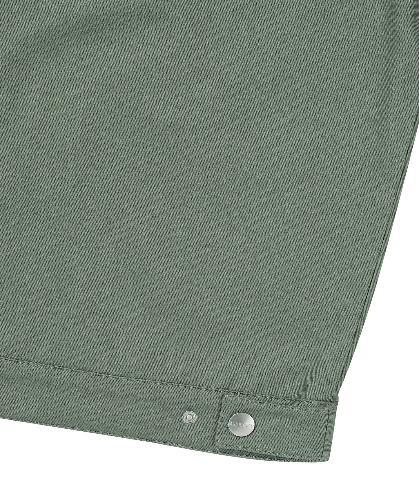 Zip Through Chore Jacket - Khaki
