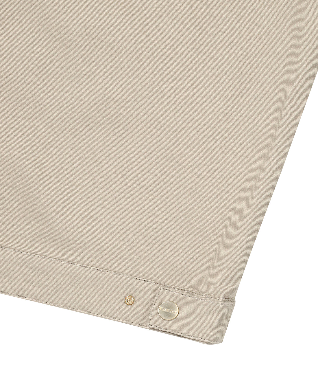 Zip Through Chore Jacket - L/Beige