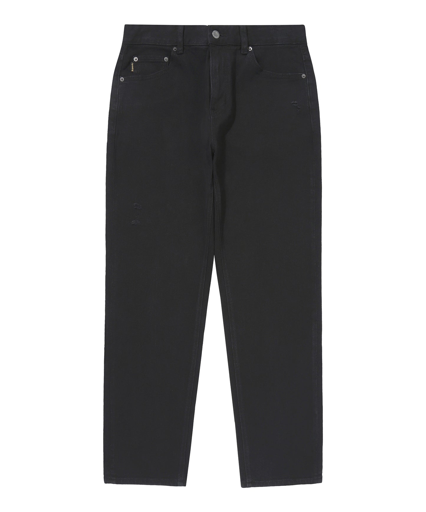Vintage Slim Denim Pants - Black