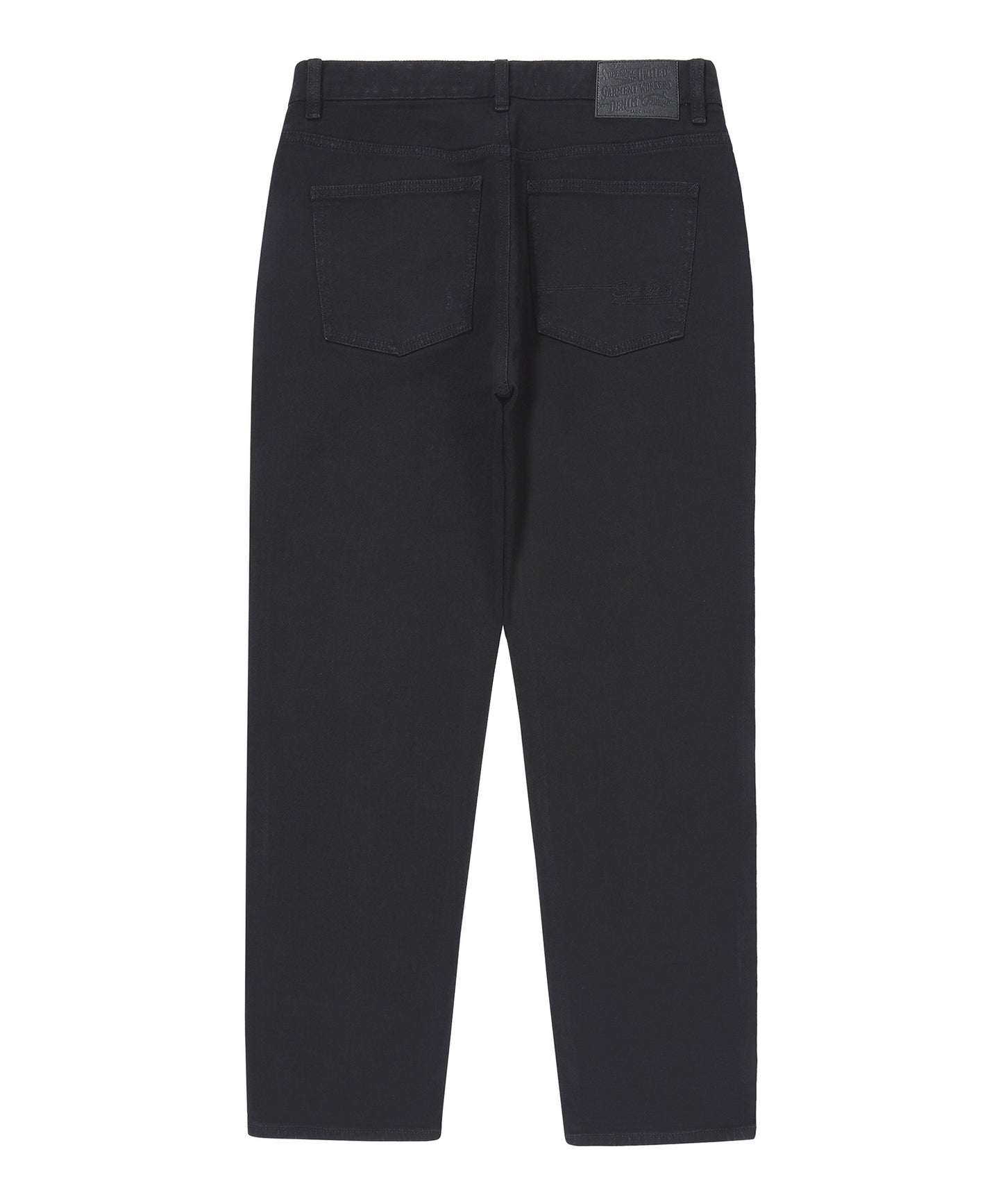 Vintage Slim Denim Pants - Black