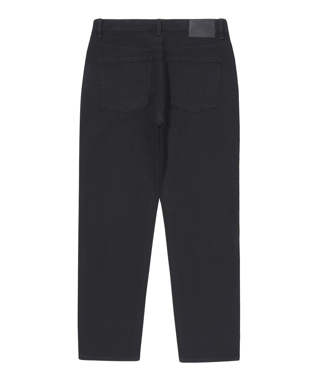 Vintage Slim Denim Pants - Black