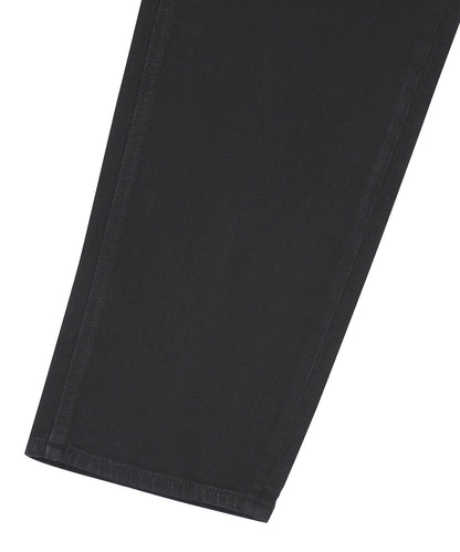 Vintage Slim Denim Pants - Black