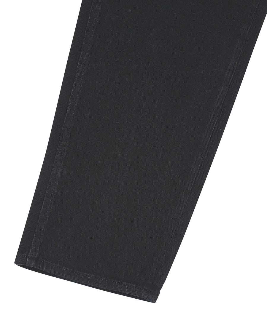 Vintage Slim Denim Pants - Black