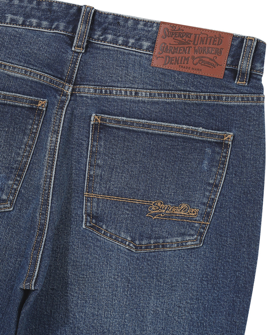 Vintage Slim Denim Pants