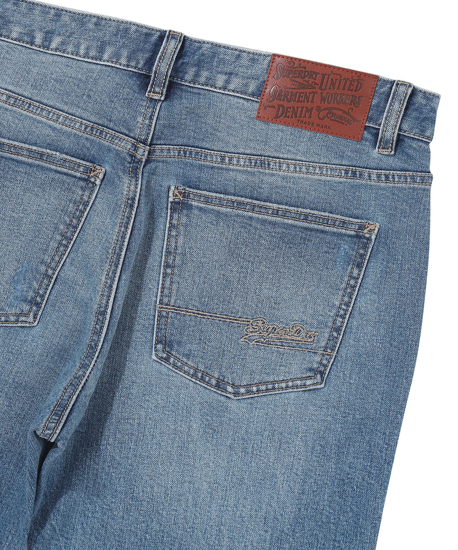 Vintage Slim Denim Pants