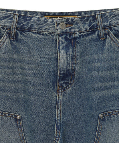 Double Knee Denim Carpenter Pants