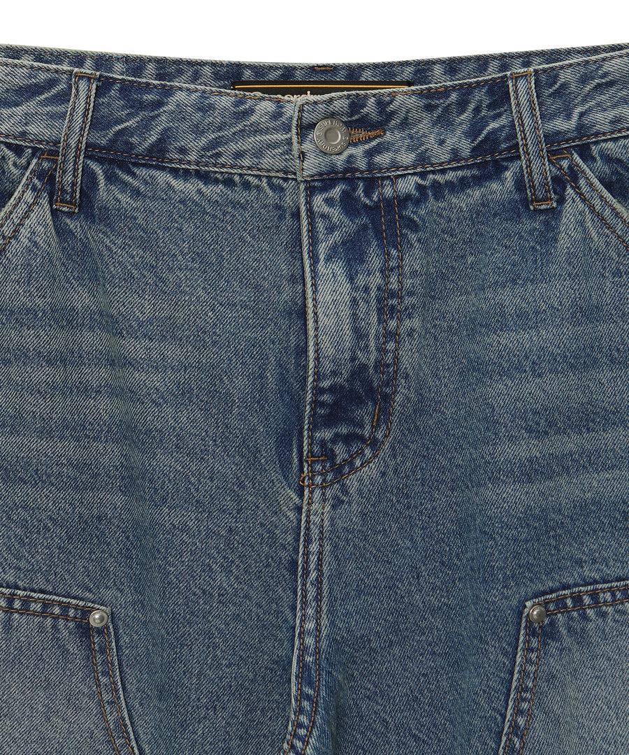 Double Knee Denim Carpenter Pants