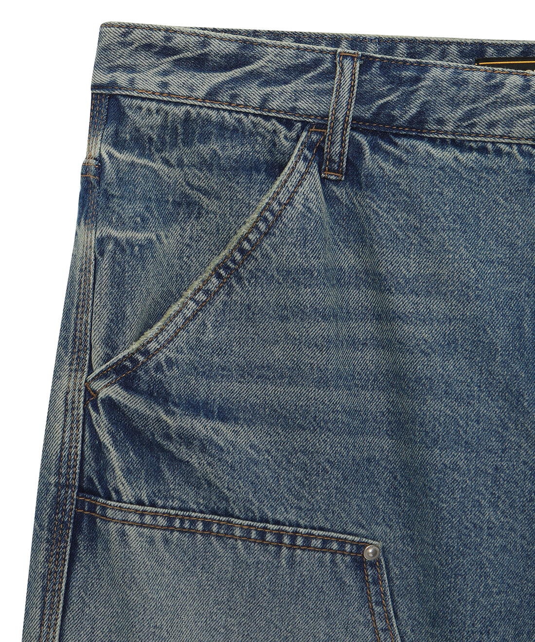 Double Knee Denim Carpenter Pants
