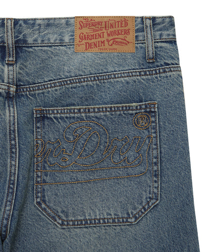 Double Knee Denim Carpenter Pants