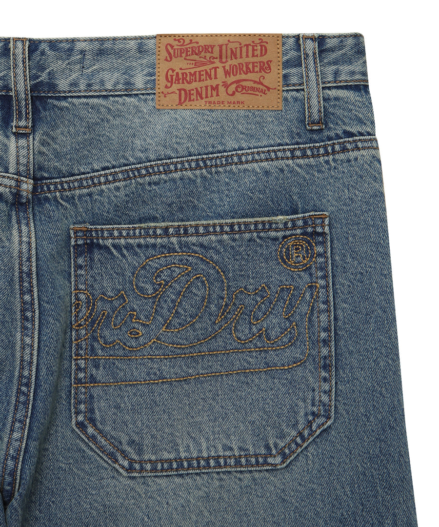 Double Knee Denim Carpenter Pants