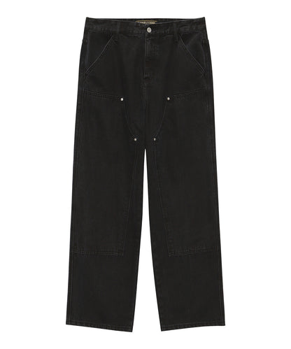 Double Knee Denim Carpenter Pants 2
