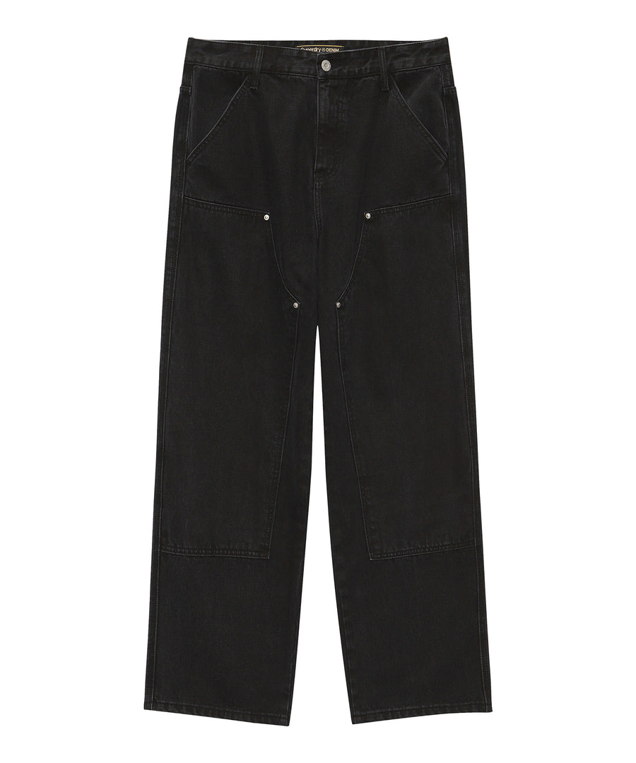 Double Knee Denim Carpenter Pants 2