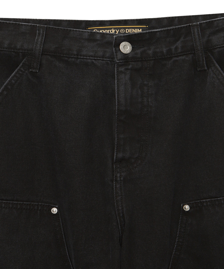 Double Knee Denim Carpenter Pants 2