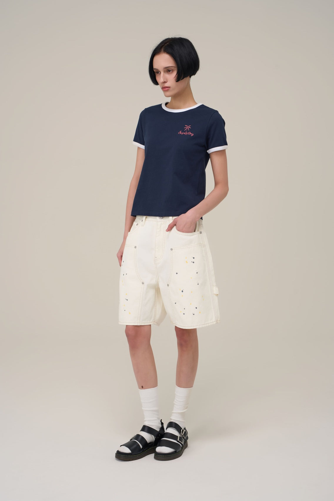 Carpenter Bermuda Denim Shorts