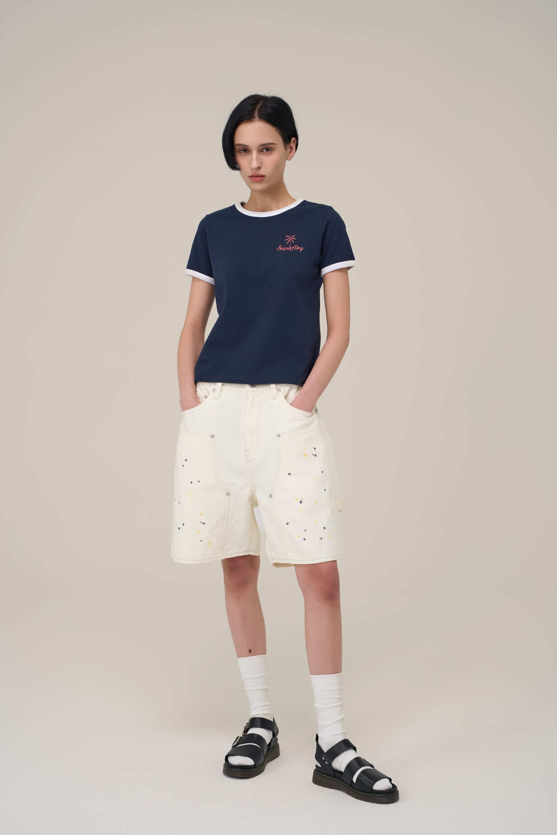 Carpenter Bermuda Denim Shorts