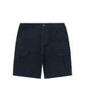 Label Cargo Cotton Shorts - D/Navy