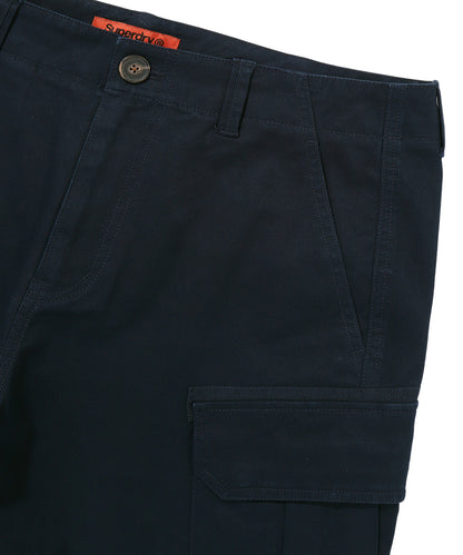 Label Cargo Cotton Shorts