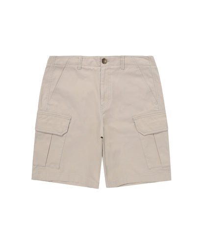 Label Cargo Cotton Shorts