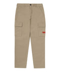 Label Slim Cargo Pants - D/Beige