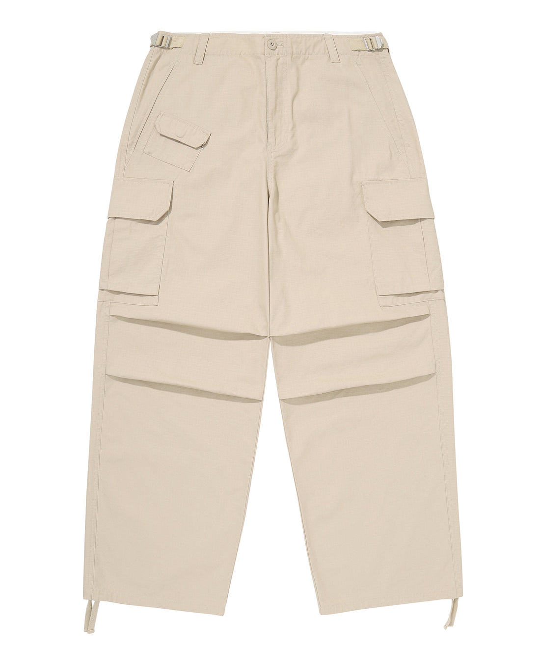 Cargo Parachute Pants - Beige