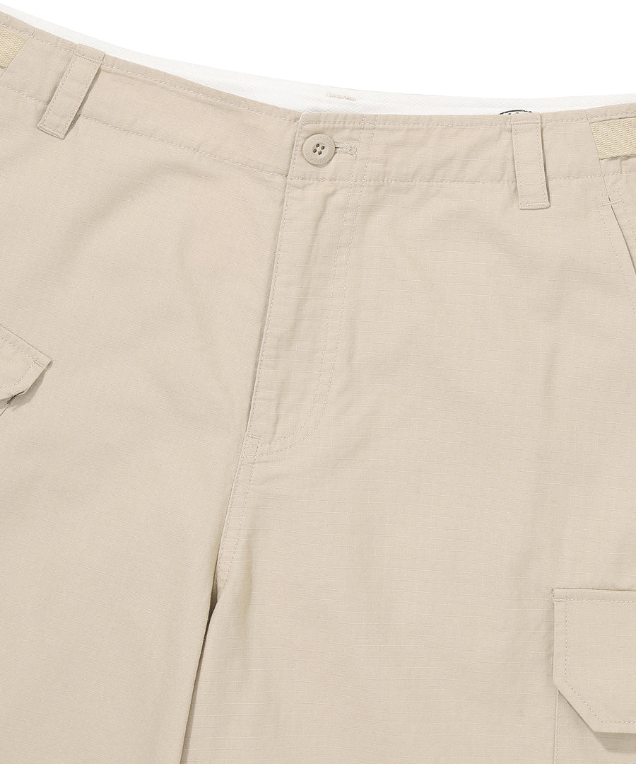 Cargo Parachute Pants - Beige