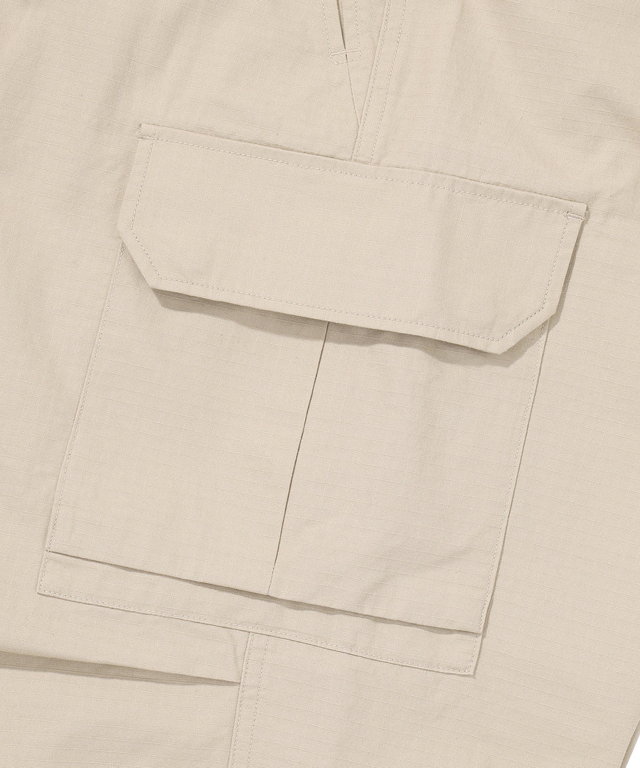 Cargo Parachute Pants - Beige