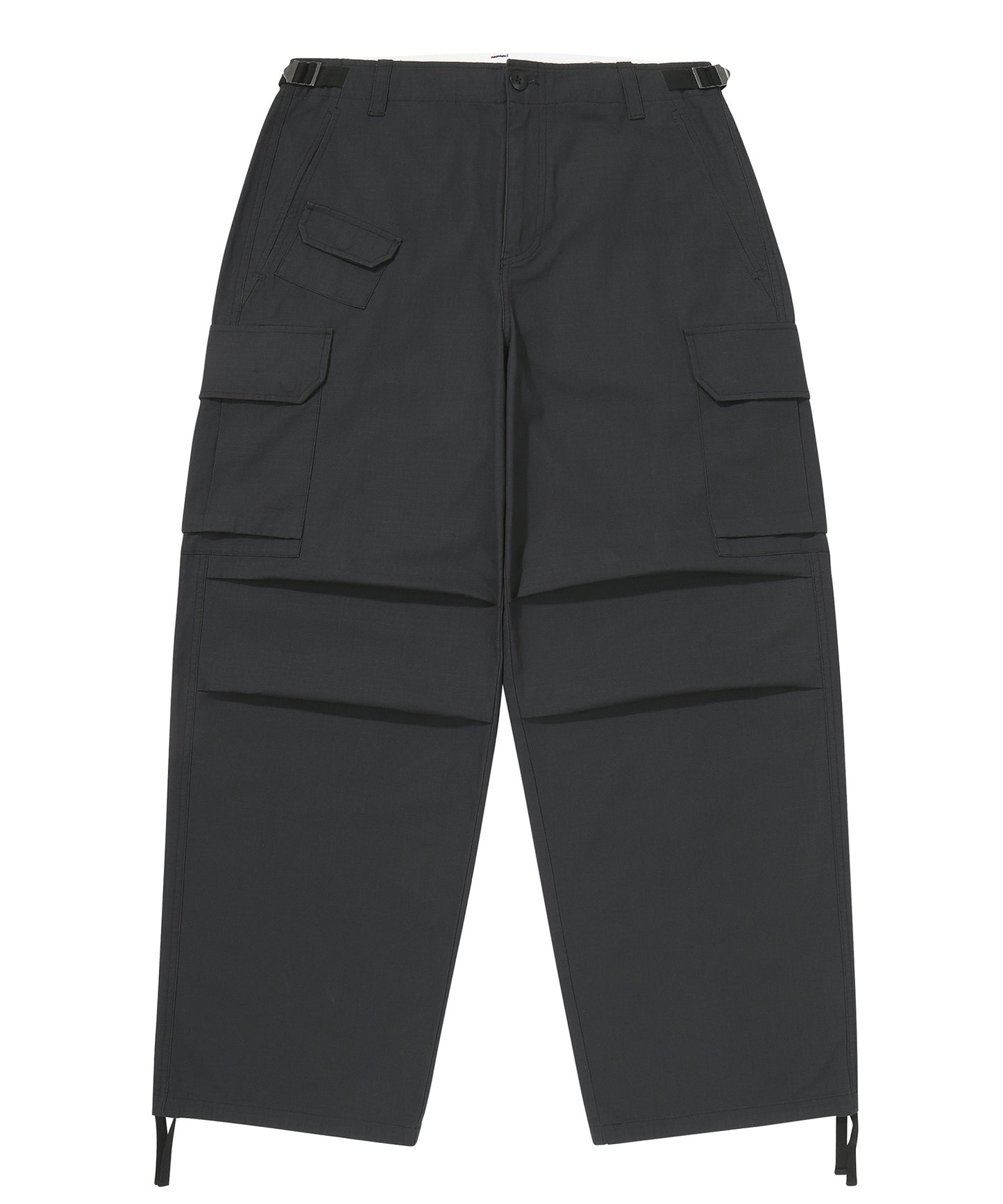 Cargo Parachute Pants - Black