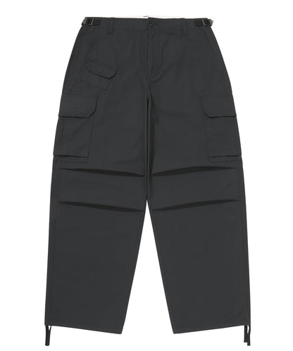 Cargo Parachute Pants - Black