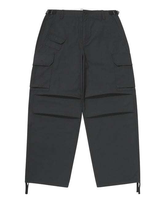 Cargo Parachute Pants - Black