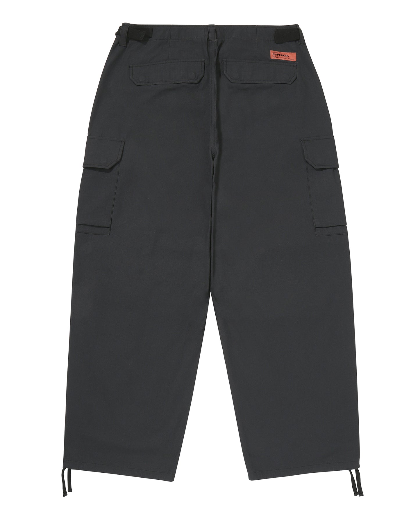 Cargo Parachute Pants - Black