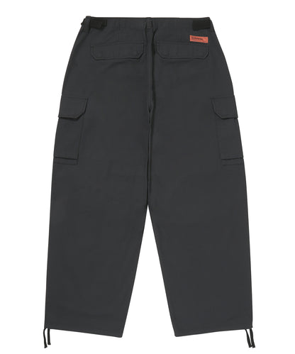 Cargo Parachute Pants - Black