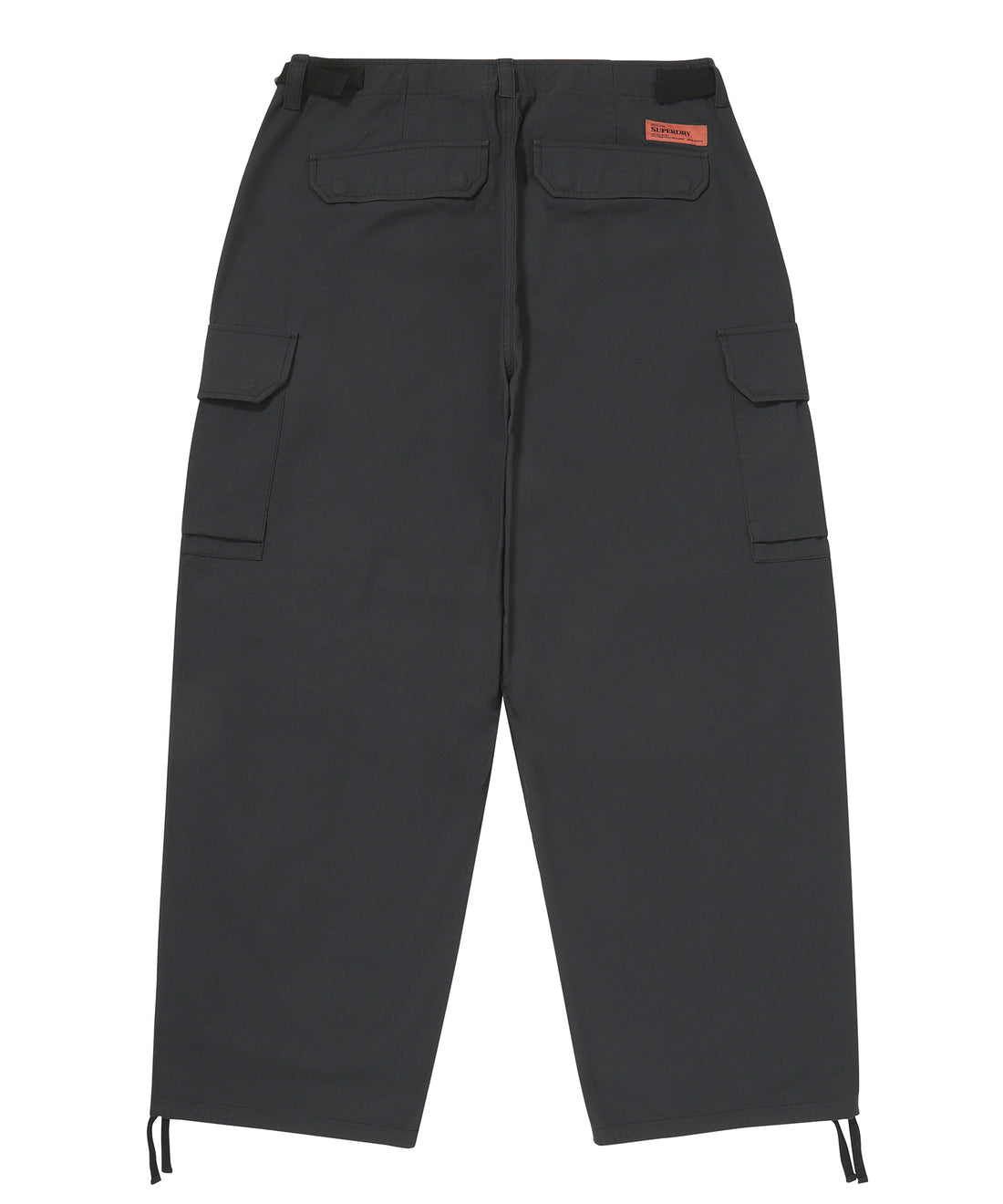 Cargo Parachute Pants - Black